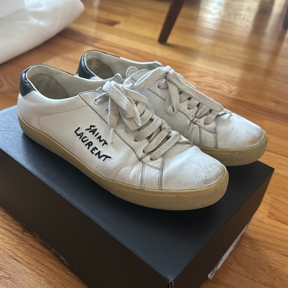 Saint Laurent sneakers size 38.5 (runs small fits US 8) signature sneaker